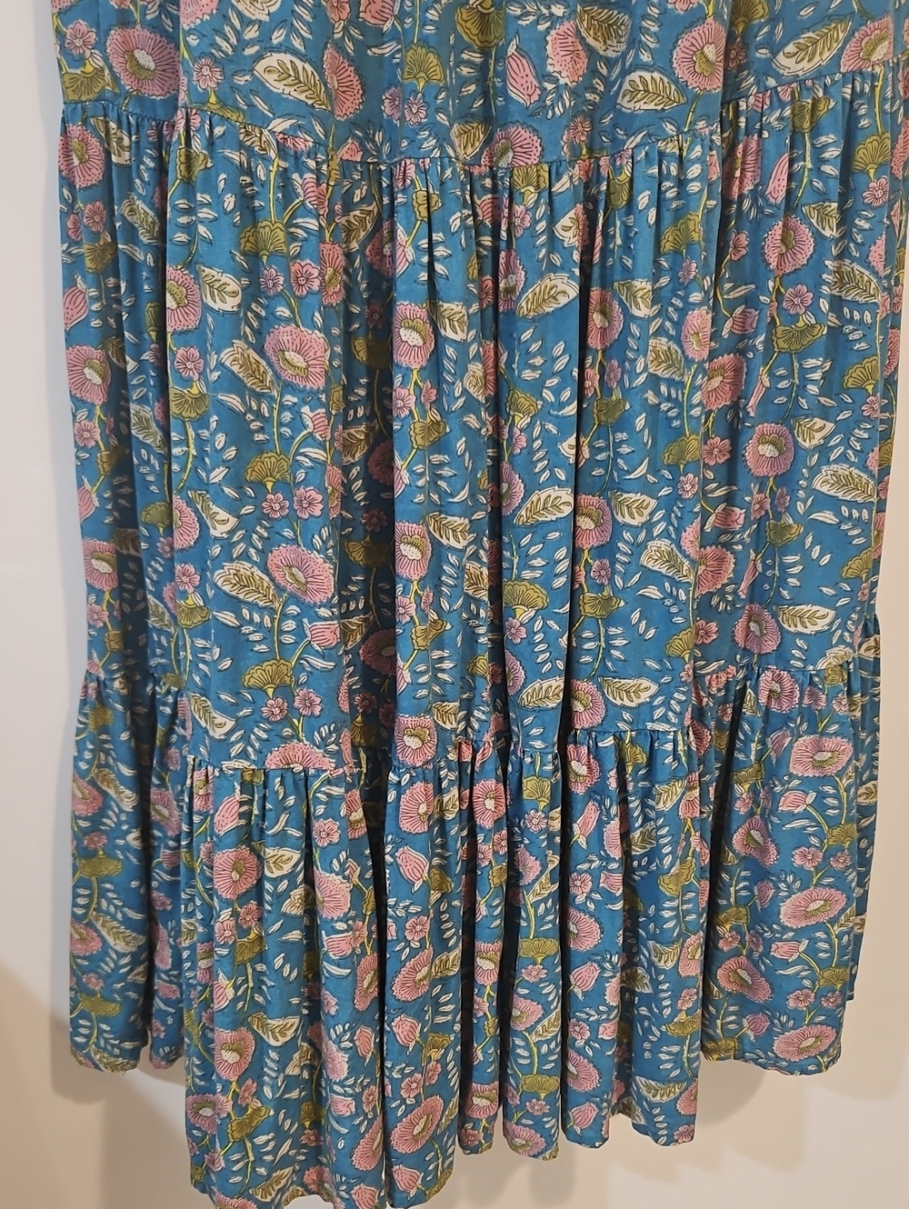Natural Life Floral Tiered Maxi Skirt - Picture 3 of 7